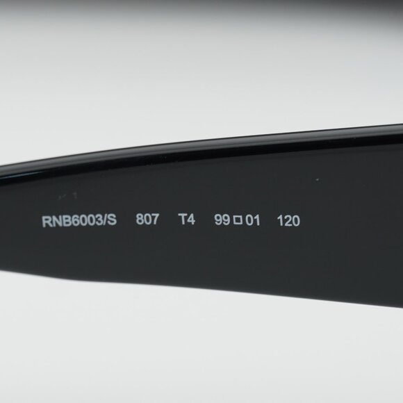 Rag & Bone RNB6003/S 0807 T4 Shield Sunglasses - Black/Silver - Picture 5 of 9